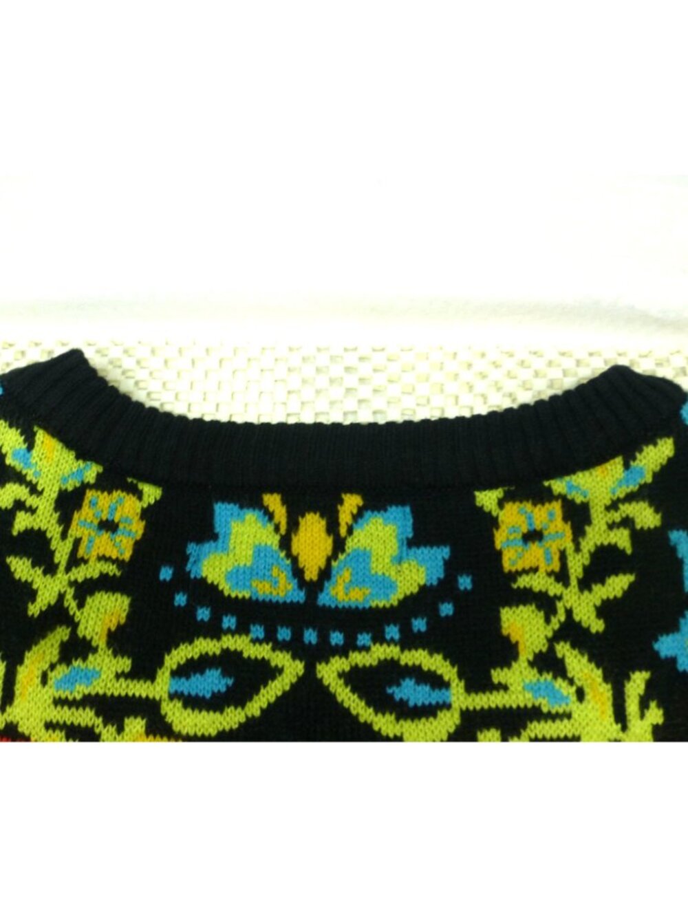 Day Of The Dead Skull Sweater XL Colorful Floral Pattern Fun.com NWT - Picture 12 of 12